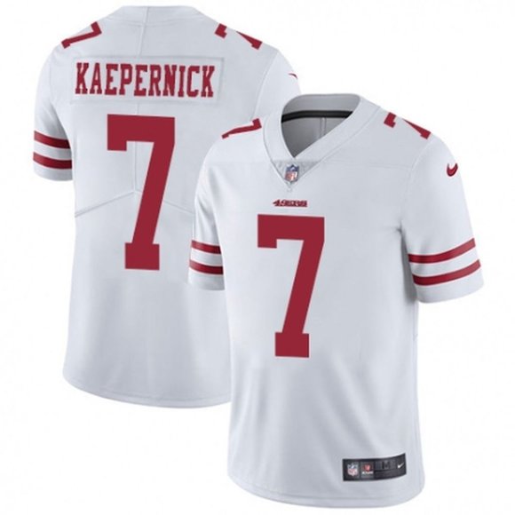 white kaepernick jersey